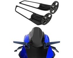Spiegel voor motorfiets, 360 graden draaibaar, universele zijspiegel voor YZF R7 2021-2023 R1 2015-2023 R6 2017-2023
