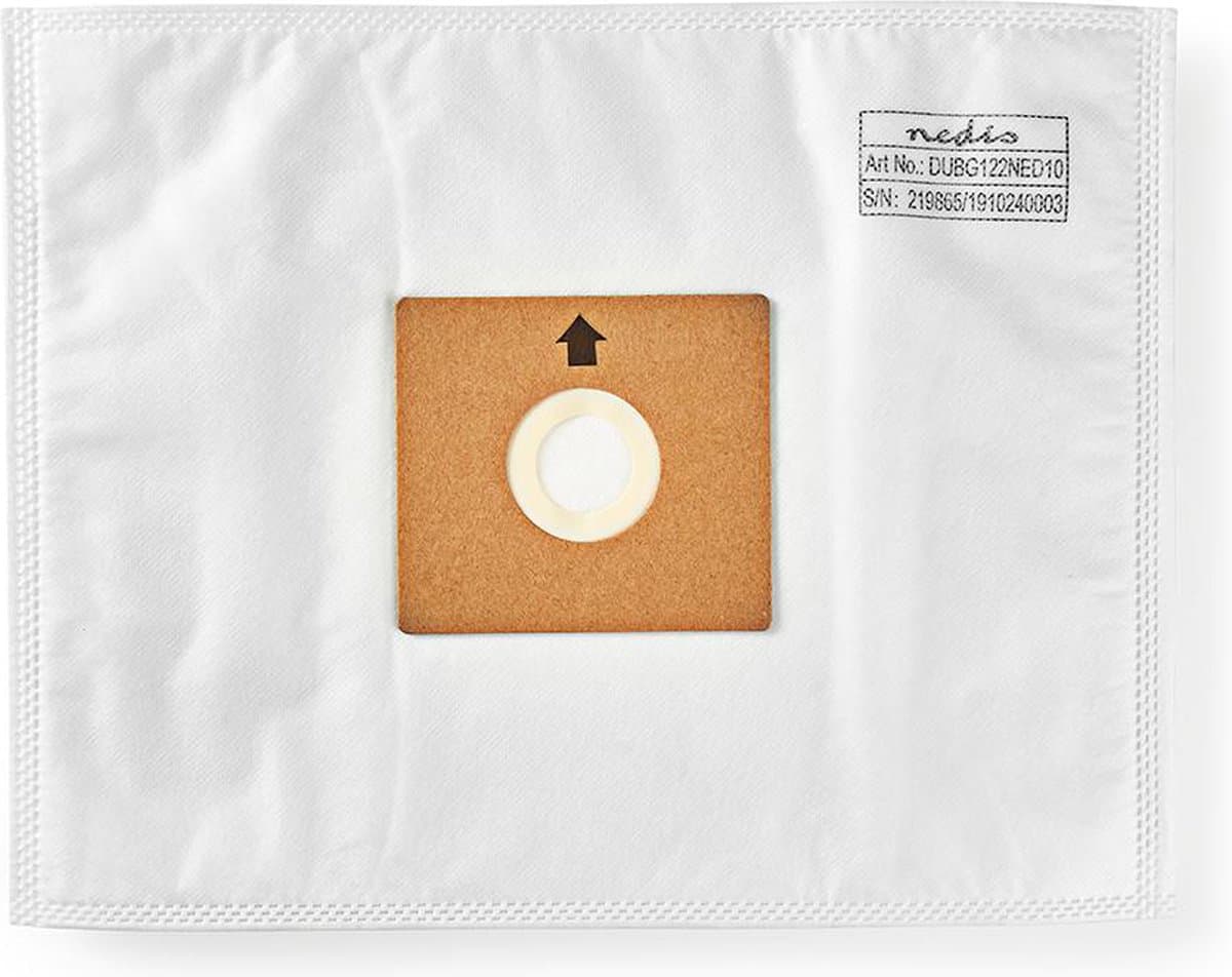 Nedis Stofzuigerzakken – 10 Stuks – Synthetisch – Voor VCBG500/550 – Wit — afbeelding 1