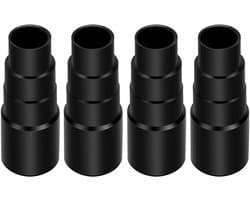 Dailygoods - Vacuum Adapter voor Stofafzuiging - 4 stuks set - Effectieve stofafzuiging - Geschikt voor diverse stofzuigers - Hoogwaardige materialen