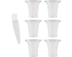 Set van 6 Wasbare HEPA Filters voor Draadloze Mini Handstofzuiger - Ideaal voor Auto en Thuisgebruik