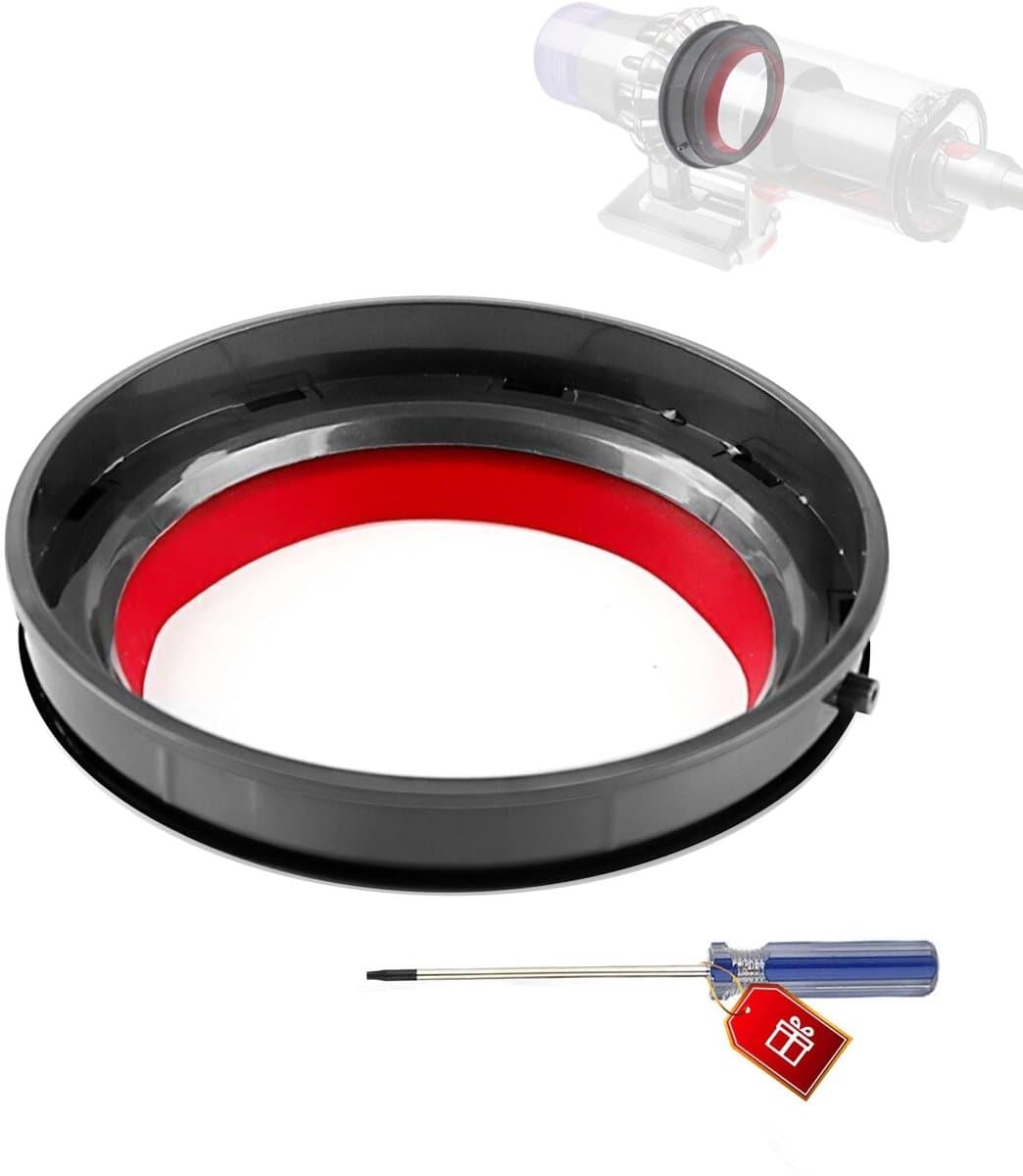 Store_7 - Dust Bin Bucket Sealing Ring - Vervangingsonderdeel - Zwart - Rubber - Verbeterde afdichting - Geschikt voor Dyson V11 V15 SV14 SV15 SV22 — afbeelding 1