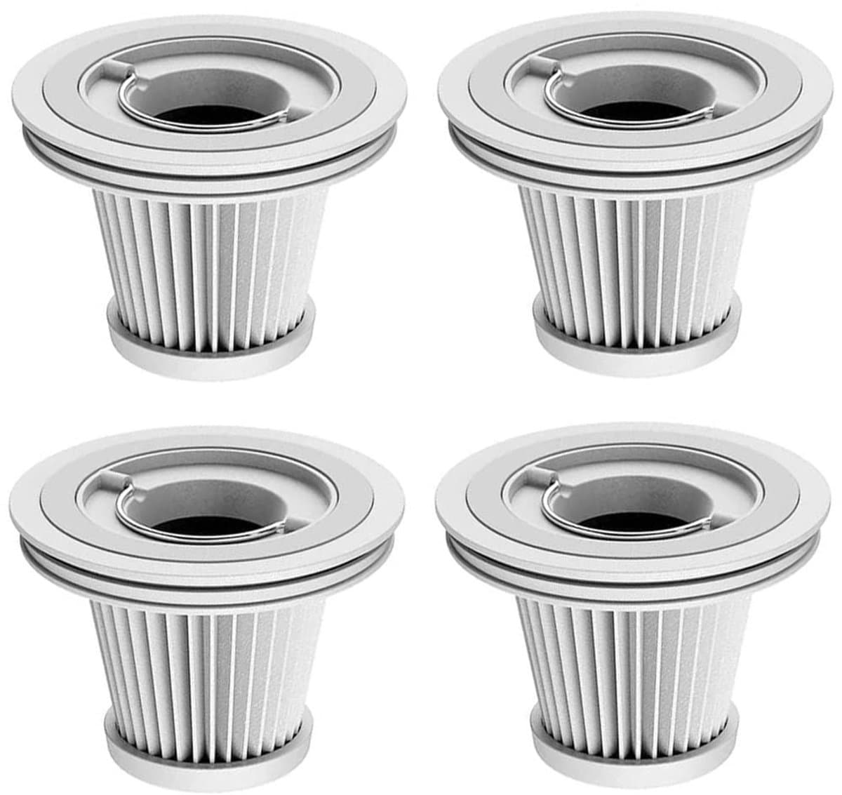 aladdien - HEPA-filters - 4 stuks - Hoogwaardige luchtfilters - Geschikt voor stofzuiger - Effectieve stofverwijdering - Ideaal voor thuis en auto — afbeelding 1