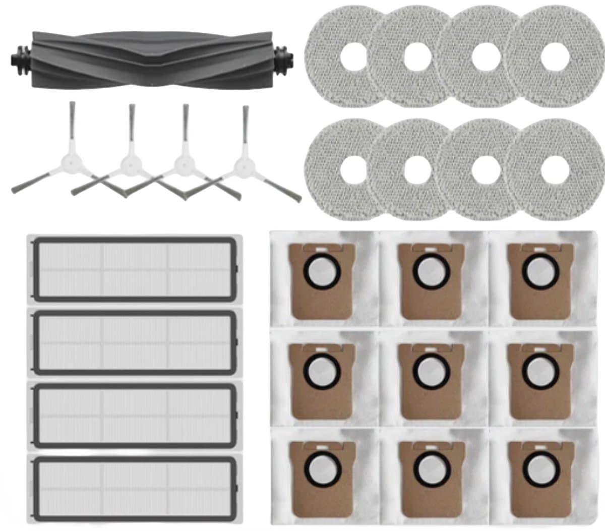 26 stuks accessoires Geschikt voor Dreame L10S Ultra/S10 Pro, Xiaomi robotstofzuiger X10 Plus — afbeelding 1