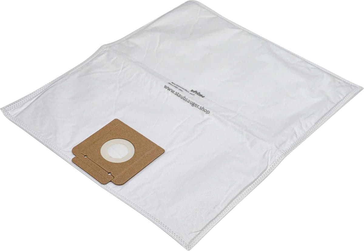 vhbw 50 stuks stofzakken, compatibel met Kärcher T17/1, T12/1, T15/1 stofzuigers – 40 cm x 24 cm, wit — afbeelding 1