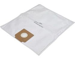 vhbw 50 stuks stofzakken, compatibel met Kärcher T17/1, T12/1, T15/1 stofzuigers – 40 cm x 24 cm, wit