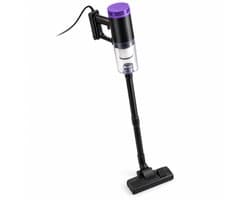 Cheqo® Steelstofzuiger met Snoer - 2 in 1 Stofzuiger en Kruimeldief - Handstofzuiger - Kruimelzuiger - Stofzuiger zonder Zak - Zakloze Cycloon Stofzuiger - Staande Lichtgewicht Stofzuiger voor Huisdieren en Dierenharen - met HEPA Filter
