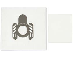 Nedis Stofzuigerzak - 4 Stuks - Synthetisch - Meest verkocht voor: AEG Gr. 5/5s and Electrolux ES 51 / AEG GR5 / Electrolux E51 - Wit