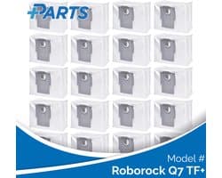 Roborock Q7 TF+ Stofzakken (20 Stuks, Plus.Parts® alternatief voor 8.02.0132)