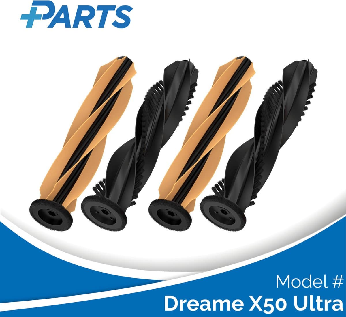 Dreame X50 Ultra Borstels (4 Stuks, Plus.Parts® alternatief voor RMB13) — afbeelding 1