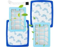 2 x Filter set - Geschikt voor Philips PowerPro Expert - Vervangt Stofzuigerfilter FC9732 - FC9728 - FC9735 - Motorfilter & uitblaasfilter - Stofzuiger onderdelen