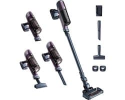 Draadloze Steelstofzuiger - Lichtgewicht Model - Snel Huis Schoonmaken - Tot 45 Min Autonomie - 1.4 kg Kruimelzuiger - Paars