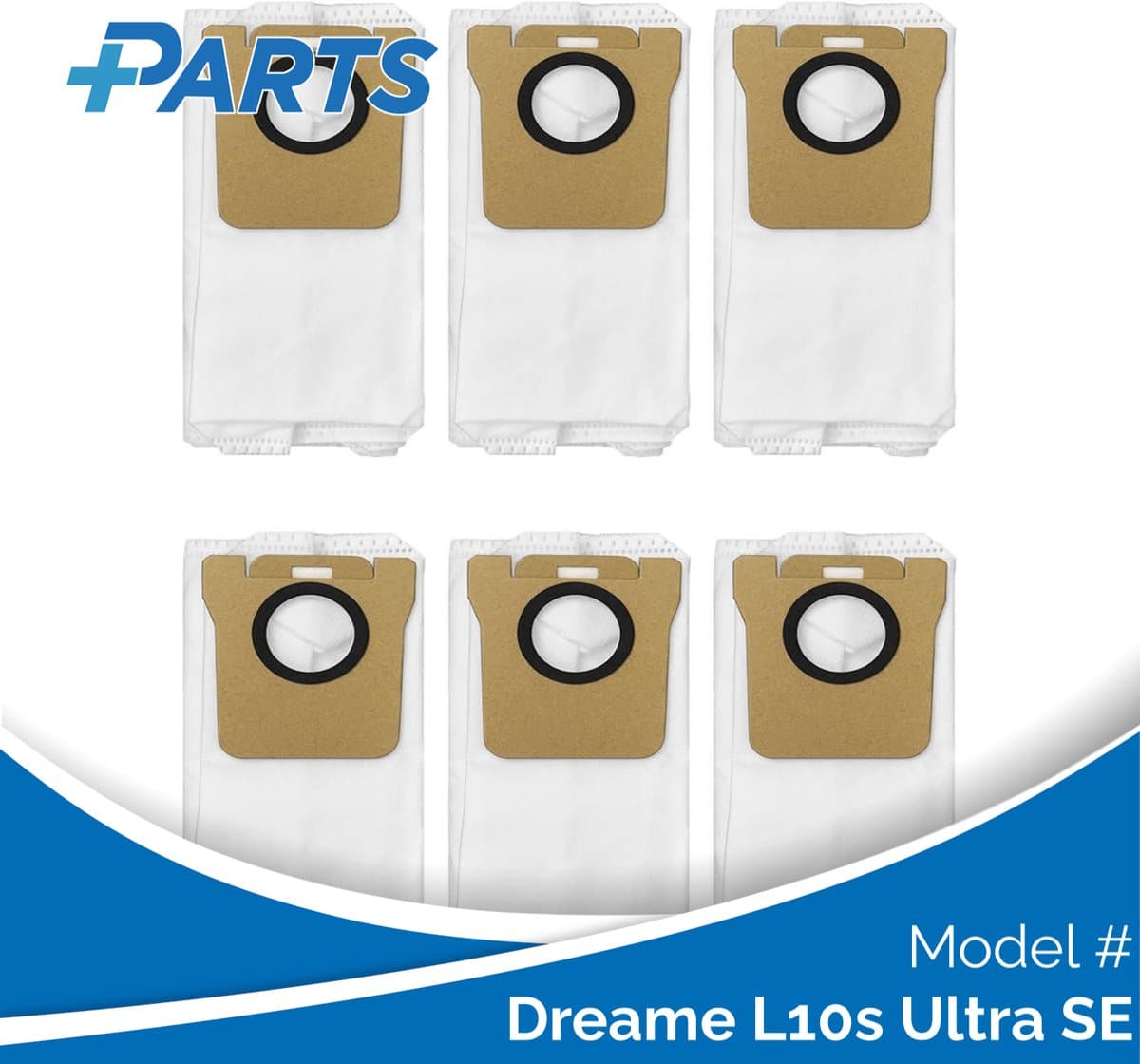 Dreame L10s Ultra SE Stofzakken (6 Stuks, Plus.Parts® alternatief voor RDB3) — afbeelding 1