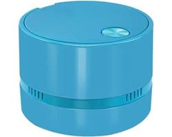 Mini Stofzuiger - Desktop Reiniger - Bureau Schoonmaken - Hoge Zuigkracht - 9 x 7.8 cm - Blauw