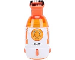 Mini Stofzuiger - Desktop Reiniger - Bureau Schoonmaken - 600 Pa Zuigkracht - 55 Ml Capaciteit - Oranje