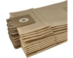 vhbw 30x stofzakken, compatibel met Nilfisk-Alto GD 2000, 1010, 1000-serie, 111, 910, 710, 911, 1005, 1000 stofzuigers – 45,3 cm x 22,7 cm bruin