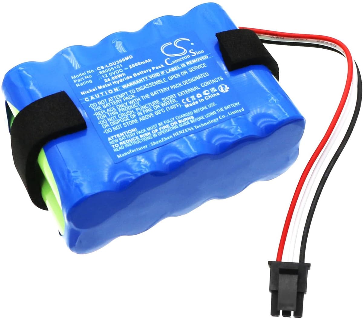 Stofzuigeraccu - 2000mAh - 12V - Ni-MH — afbeelding 1