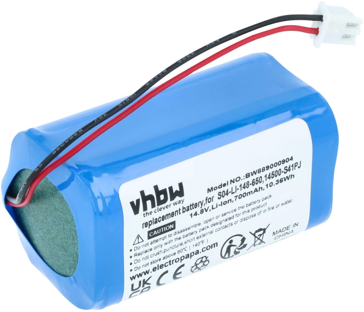 Stofzuigeraccu - 700 mAh - 14,8 V Li-Ion — afbeelding 1