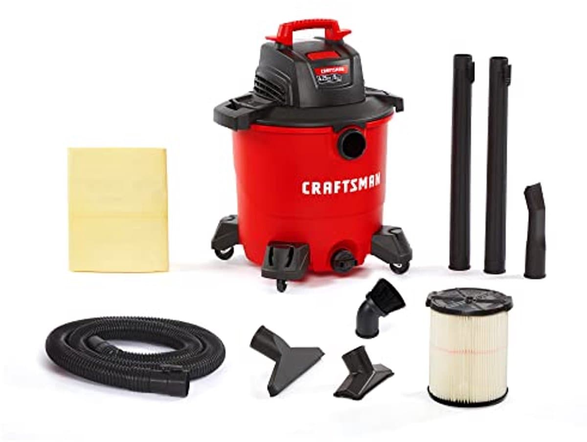 Draagbare multifunctionele stofzuiger met borstel voor stof en accessoires — afbeelding 1