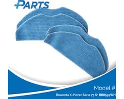 Rowenta X-Plorer Serie 75 S+ RR8595WH Dweilpads (4 Stuks, Plus.Parts® alternatief voor ZR185001)
