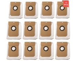 Stofzuigerzakken geschikt voor Cecotec/ Conga 11090/Alpha3pro JH68U1 Robotstofzuiger | Stofzuiger Stofzakken | Stofzuiger Accessoires (12 PACK)