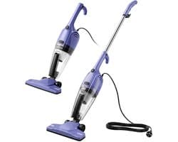 2-in-1 hand-/steelstofzuiger met snoer 0,5 l - lichtgewicht stofzuiger, 500 W hoge zuigkracht, slanke behuizing, zichtbaar stofreservoir, eenvoudig te monteren/demonteren - ideaal voor woningen met huisdieren en kleine ruimtes, huishoudelijk gebruik