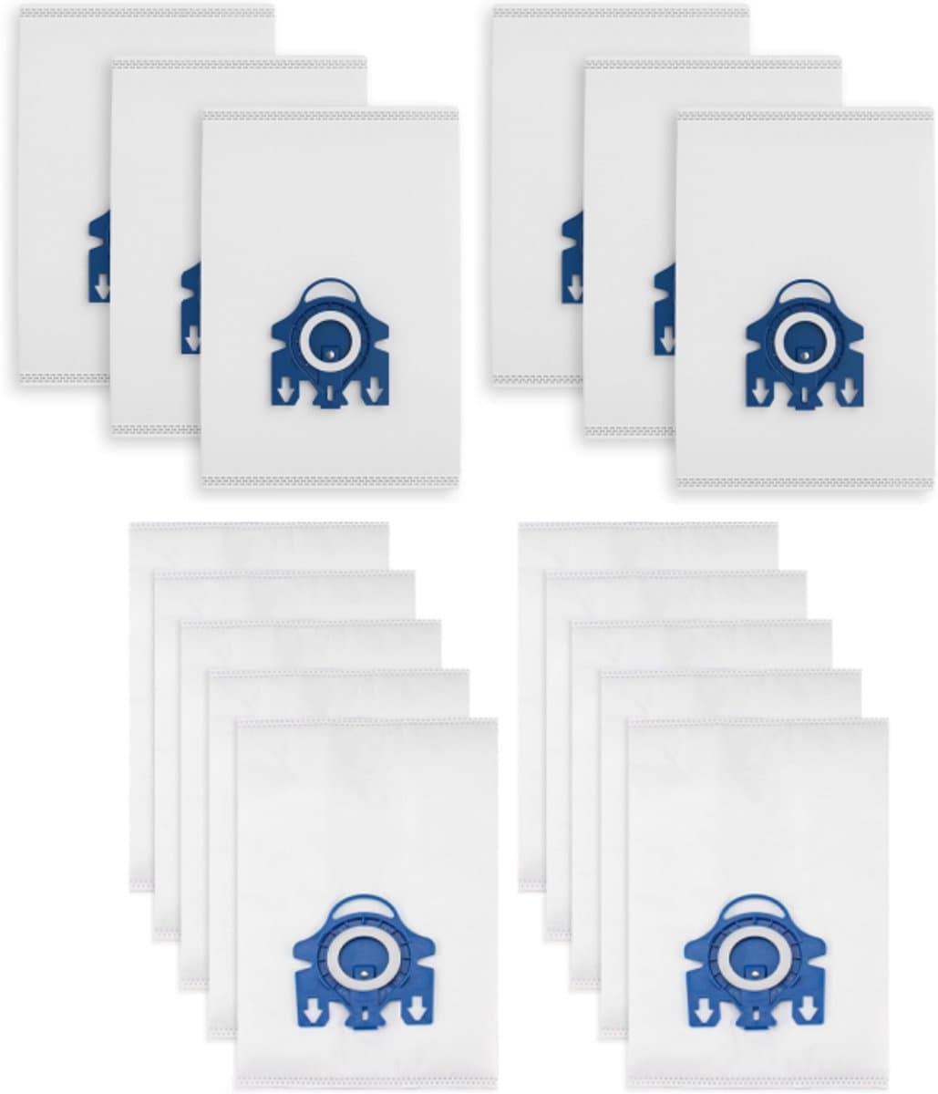 16 stuks 3D Airclean-stofzuigerzakken geschikt voor Miele GN-stofzuigerzakken - geschikt voor Miele Comlete C1/C2/C3, Classic C1,Compact C1/C2 — afbeelding 1