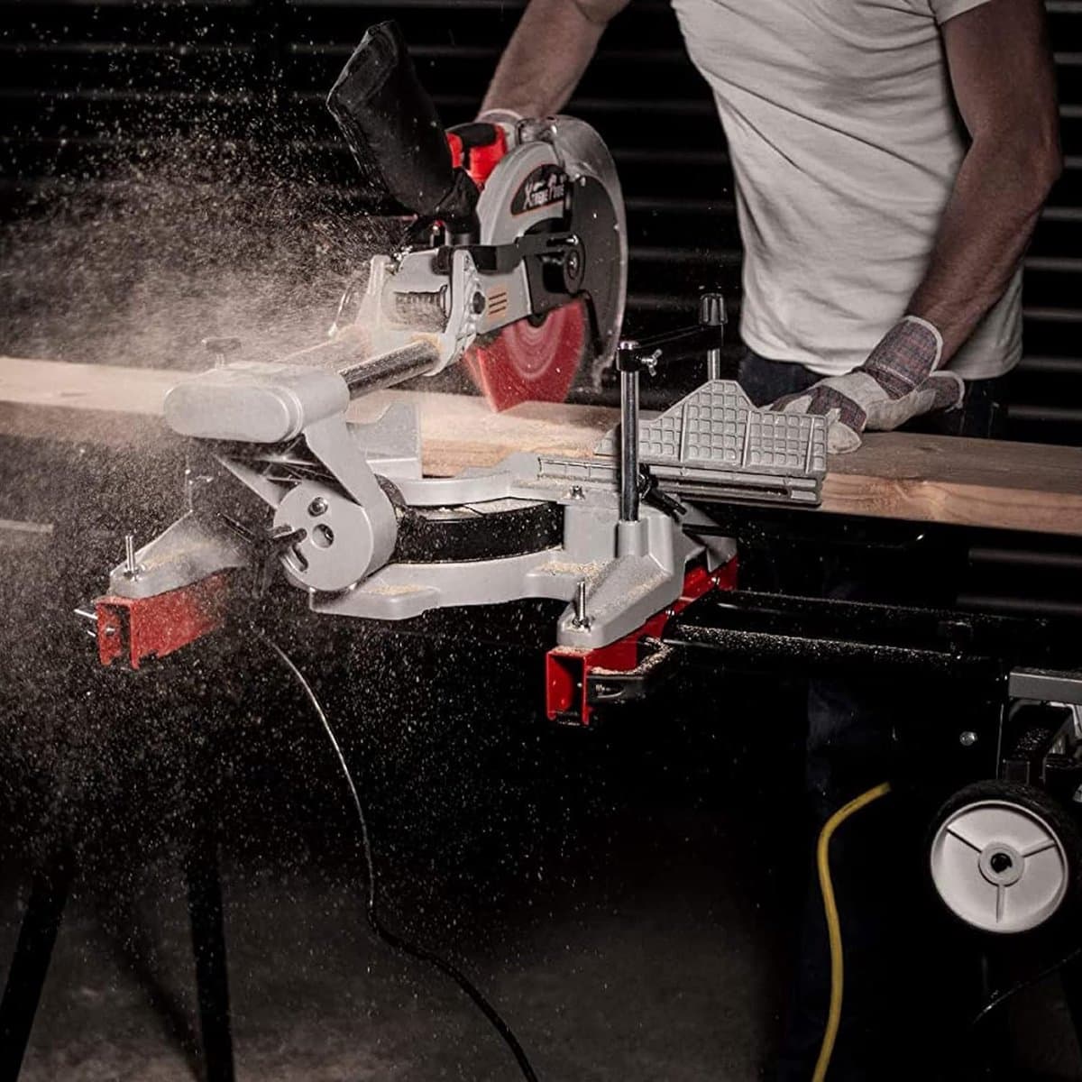 Zaagstofzak - Stofzak Zaagmachine - Werkplaats Schoonhouden - Met Rits en Houder - 255 model - Zwart — afbeelding 1