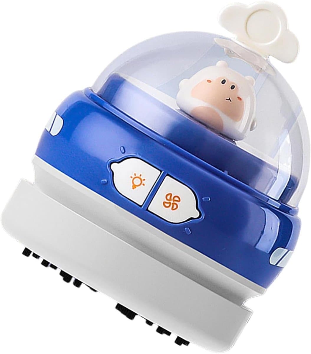 Bureau Stofzuiger - Mini Stofzuiger - Bureau Schoonmaken - USB Oplaadbaar - 8.6 x 10.8 cm - Paars — afbeelding 1