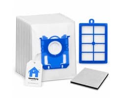 Kleanburg® - Geschikt voor Philips Performer Silent - Onderhoudsset - 10 Stofzuigerzakken - 1 HEPA-filter - 1 Motorfilter