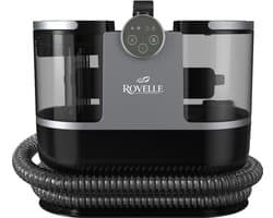 Rovelle 3 in 1 Tapijtreiniger - Vlekkenreiniger - Zetelreiniger - Bank Reiniger - Stoomreiniger Bank - Meubelreiniger - Warm & Koud Stoomsysteem - Voor Tapijt, Bank & Autobekleding - 1200W