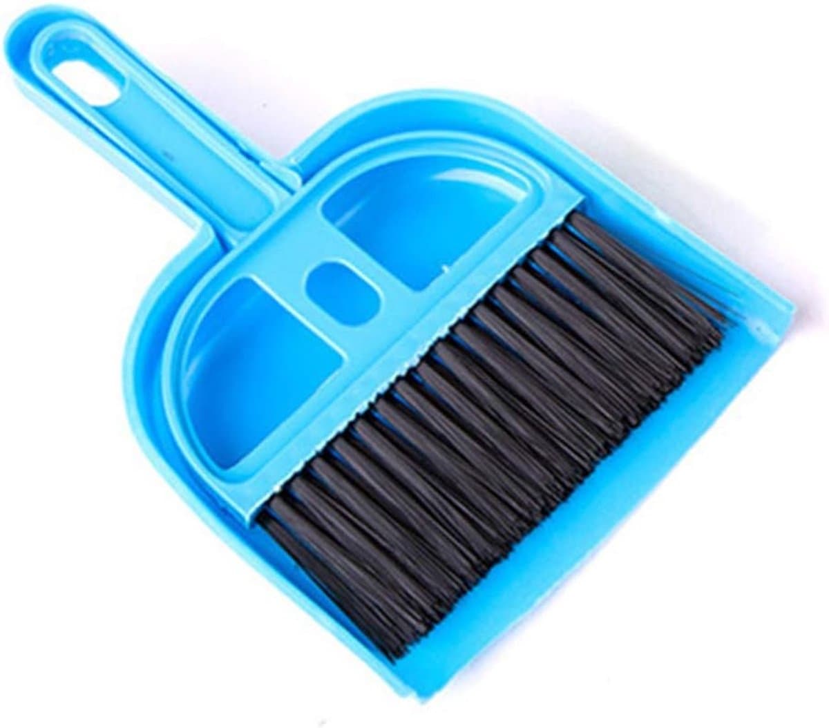 Mini Veegset - Stoffer en blik - Kleine klusjes reinigen - Handig ophangsysteem - 17 x 11 cm - Willekeurig — afbeelding 1