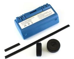 NiMh batterij 4800 mAh voor Scooba (385, 5800, etc) met 2 wieltjes en rubberstrips