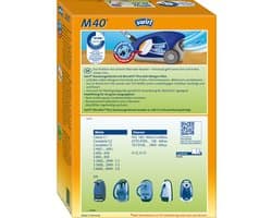 Swirl M40 stofzuigerzakken - 4 stuks + 1 filter - Geschikt voor Miele GN - Classic C1 - Complete C2 - Complete C3 - S2 - S5 - S8