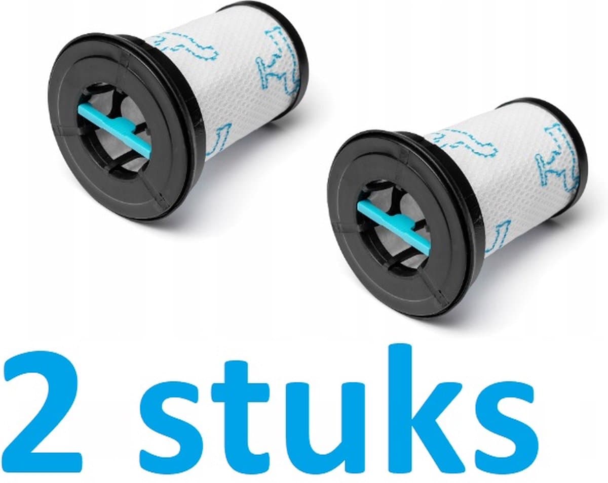 2 x filter voor TEFAL Tefal Air Force Flex 360 Ultimate, TY9571WO ROWENTA Rowenta Air Force Flex 760, RH9571WO Rowenta Air Force Flex 760, RH9572 Rowenta Air Force Flex 760, RH9574 Rowenta Air Force Flex 760, RH9590 - Het filter is een vervanging — afbeelding 1