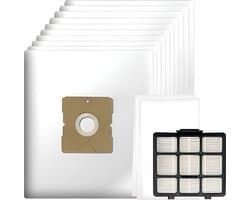 10x Stofzuigerzakken, 1x HEPA filter, 2x micro / motor filter geschikt voor Inventum ST306 ST307 ST308 stofzuigers - Vervanging stofzakken SZ300 21200900119, 21200900120 en 21200900010
