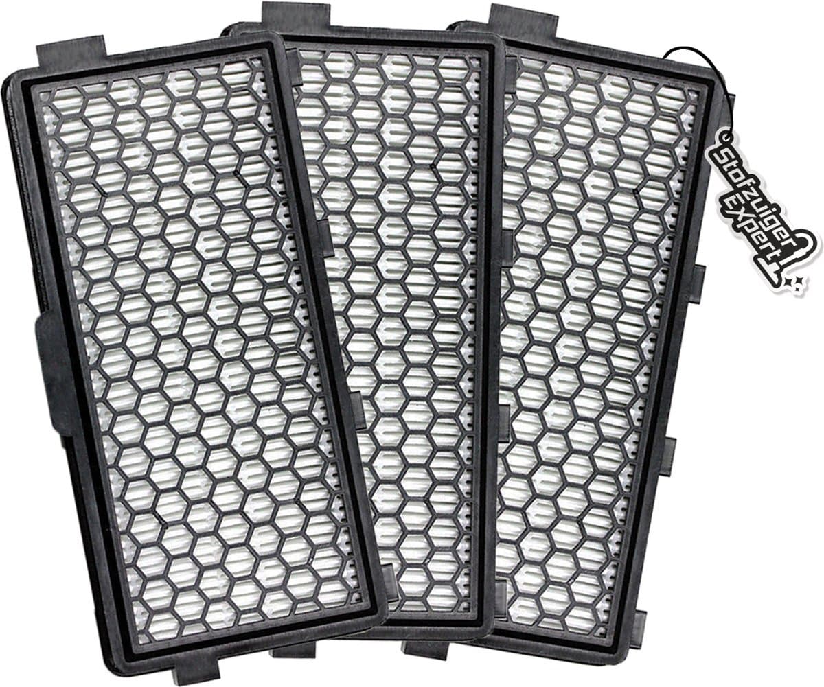 3x Miele Hepa Filter - Geschikt voor Miele Classic Compact C1, Complete C2 & C3 - Koolstof Filter - Vervanger voor SF-HA 50 - Hepa Airclean 50 Filter — afbeelding 1