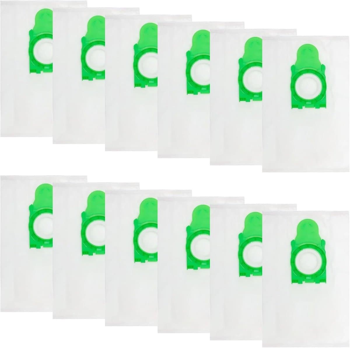 12 stuks stofzuigerzakken - compatibel met SEBO Airbelt E-serie (E1 / E2 / E3) stofzuigers met stofreservoir -Vervangingsonderdelen voor stofzuigers — afbeelding 1