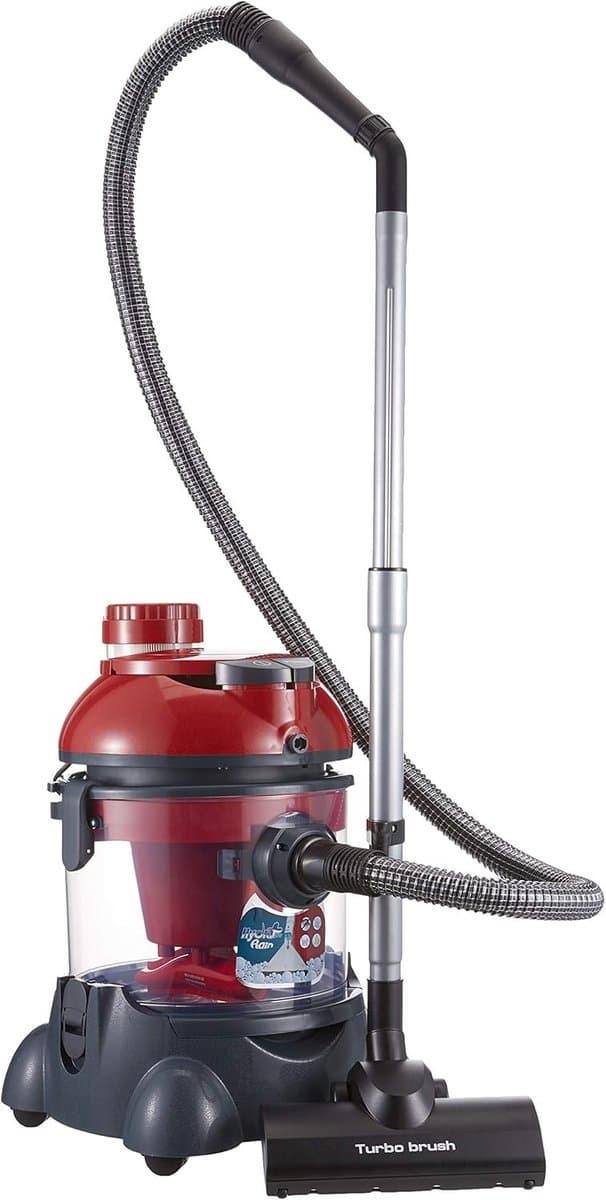 Cilinder Stofzuiger - Zakloze Stofzuiger - Huis Schoonmaken - Waterfiltering HEPA - 3 Liter Capaciteit - Rood — afbeelding 1