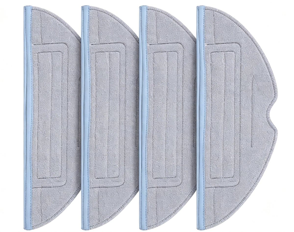 4 stuks dweilpads voor Roborock S7 / S7+ / S7 MaxV / S7 MaxV Plus / S7 MaxV Ultra / S7 Pro Ultra / S8 / S8+ robotstofzuiger - microvezel dweilpad - vervangend accessoire — afbeelding 1