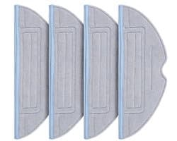 4 stuks dweilpads voor Roborock S7 / S7+ / S7 MaxV / S7 MaxV Plus / S7 MaxV Ultra / S7 Pro Ultra / S8 / S8+ robotstofzuiger - microvezel dweilpad - vervangend accessoire