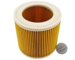 Vervangende stoffilterzakken voor Karcher stofzuigers- inclusief cartridge HEPA-filter voor de modellen WD2250- WD3.200- MV2- MV3 en WD3.