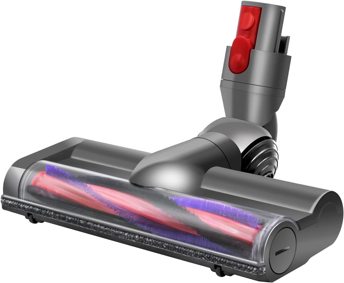 Eén borstelkop geschikt voor Dyson V7, V8, V10, V11 en V15, een accessoire met anti-klitfunctie, geschikt voor direct aangedreven reinigingsborstelkoppen, geschikt voor harde vloeren en tapijten. — afbeelding 1