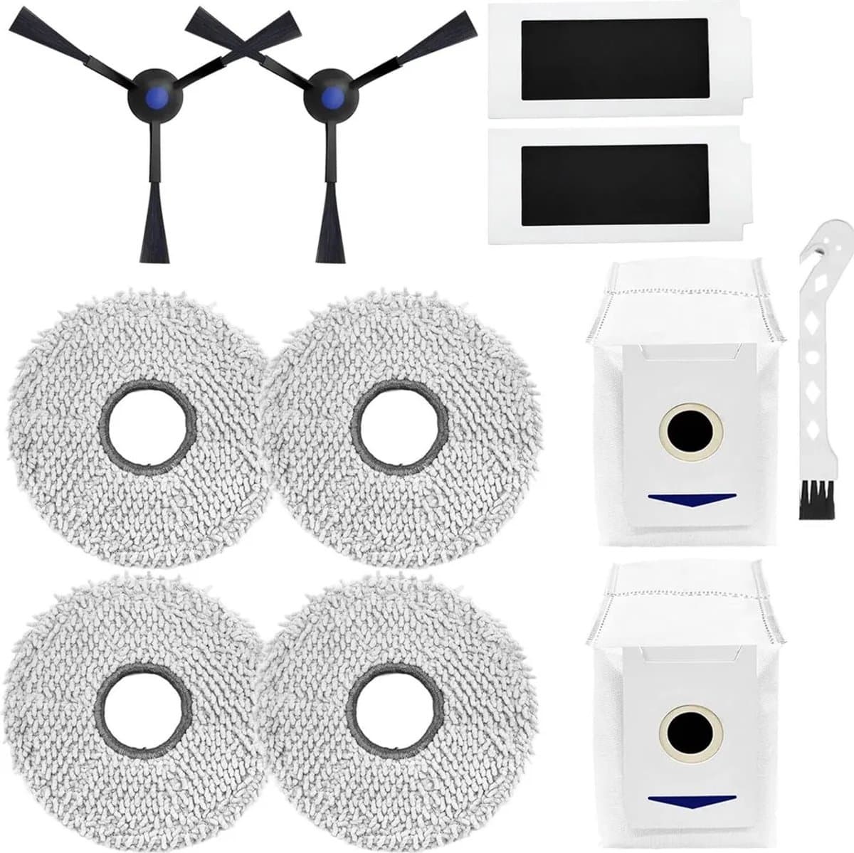 Geschikt voor 10-delige accessoirekit voor de ECOVACS DEEBOT T30 PRO Omni stofzuiger — afbeelding 1