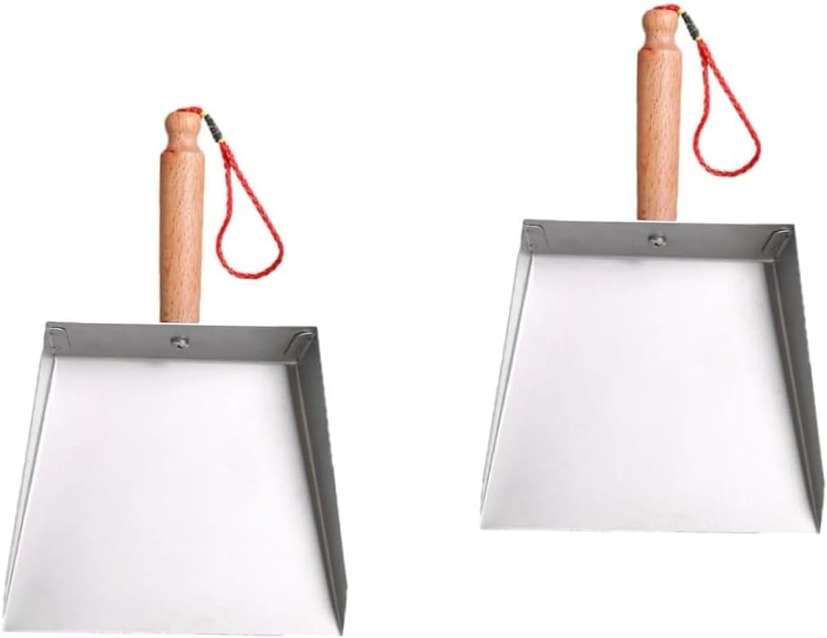 Stoffer en Blik Set - Handveger Mini - Kleine Ruimtes Schoonmaken - Lichtgewicht Roestvrij Staal — afbeelding 1