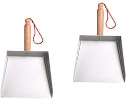 Stoffer en Blik Set - Handveger Mini - Kleine Ruimtes Schoonmaken - Lichtgewicht Roestvrij Staal