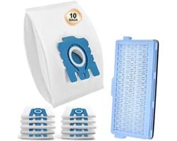 10 stuks - geschikt voor Miele stofzuigerzakken met Miele stofzuiger Complete C3/Complete C2/Classic C1/S5/S8, 3D Efficiency GN stofzuigerzakken met 1 HEPA-filters - geschikt voor Miele stofzuigers S4000 - S5000 - S6000