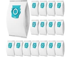 Vervangende stofzakken geschikt voor Miele Guard M1/S1/L1-serie stofzuiger - lekvrij - 3.5 L capaciteit - 16 stuks