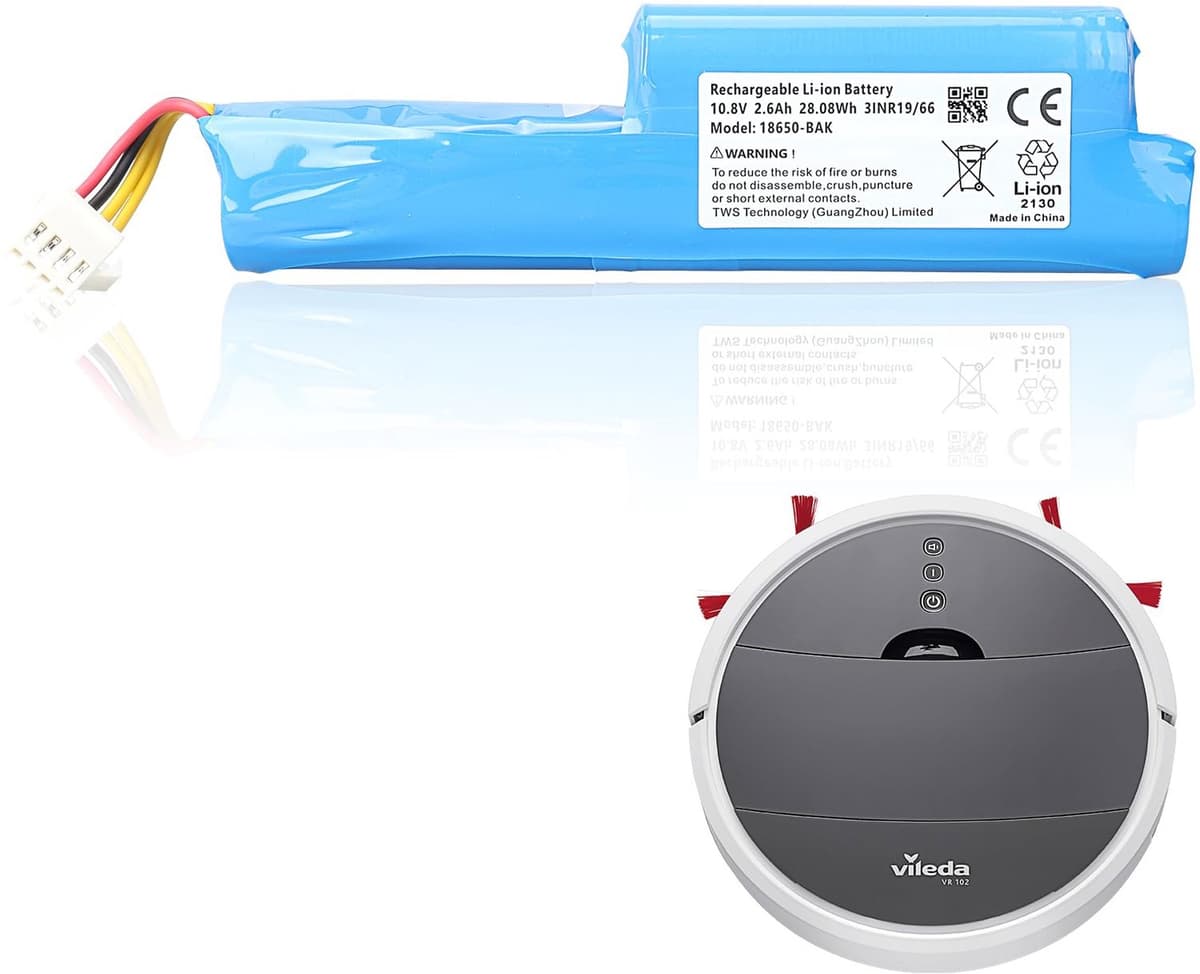 Stofzuigeraccu - 10,8 V - 2600 mAh - Lithium-ion — afbeelding 1