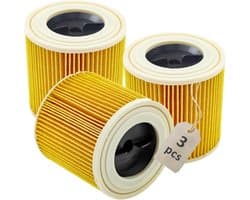 3 pieces cartridge filters KFI 3310 for Kärcher wet/dry vacuum cleaner and vacuum cleaner item number 2.863-303.0 - ShopVlot