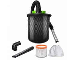 Aszuiger 10L – 800W – HEPA-Filter & Voorfilter – 230V – Met 3 Accessoires – Voor Koude As, Stof & Vuil